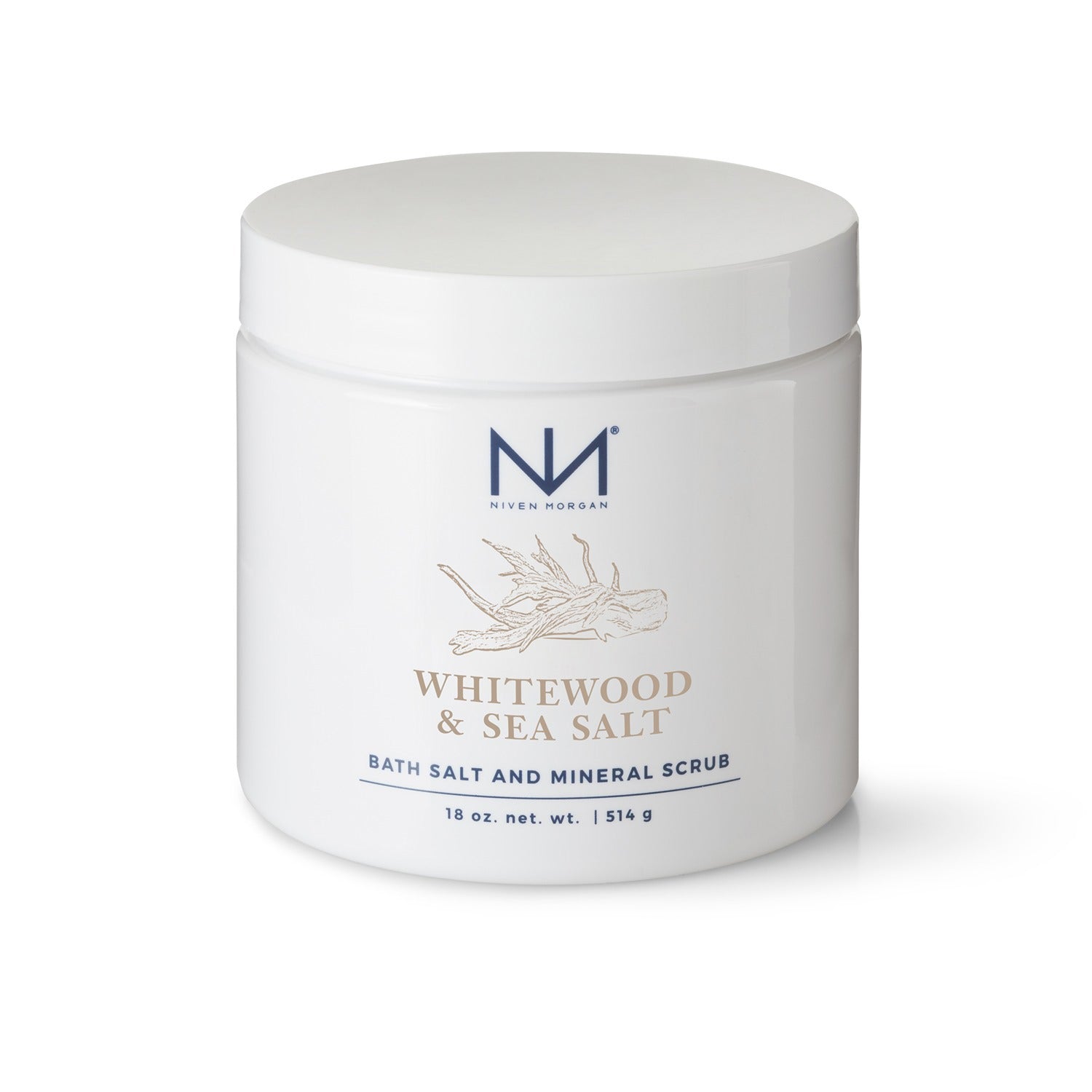 WW-BSW 18 oz Whitewood And Sea Salt Signature Bath Salt