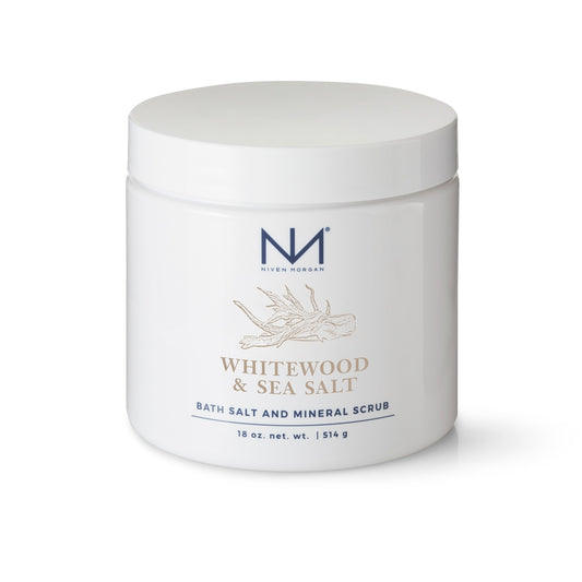 WW-BSW 18 oz Whitewood And Sea Salt Signature Bath Salt