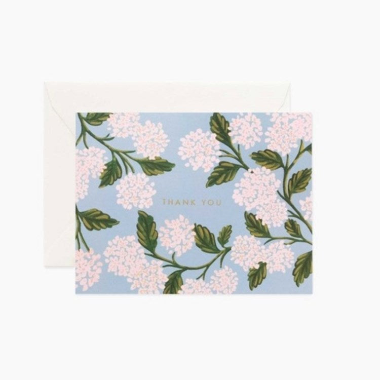 Boxed Set of Hydrangea Thank You Cards